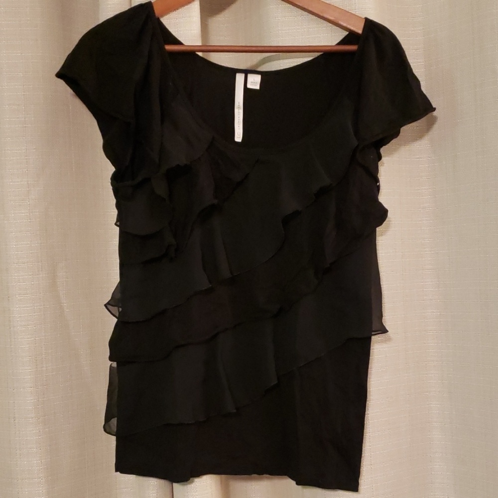 Ruffle multi layer top